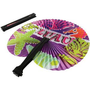 Luau Folding Fans Party Favor (one dozen)