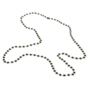 School Spirit Bead Necklace - (Silver) Team Spirit (One Dozen)