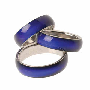 Stainless Steel Mood Rings Novelty (1 dozen)