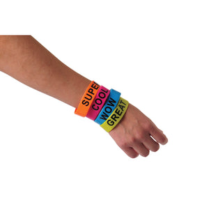 Jumbo Rubber Band Bracelets Party Favor (1 Dozen)