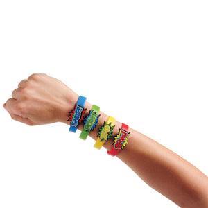 Superhero Rubber Bracelets Party Favor (1 dozen)