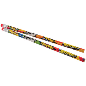 Superhero Pencils Stationery (pack of 12)