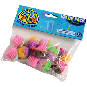 Cupcake Erasers Stationery (One Dozen)