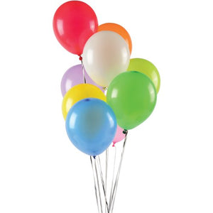 Assorted Balloons 9 Inch Party Supply (pack of 144)