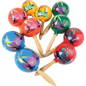 Wooden Maracas Toy (1 Pair)