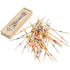 Wooden Pick Up Sticks Game (one set of 41 sticks)