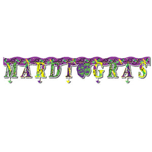 Mardi Gras Banner Decoration