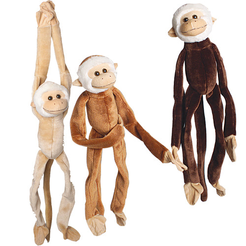 Monkey stuffed animal with velcro hands online