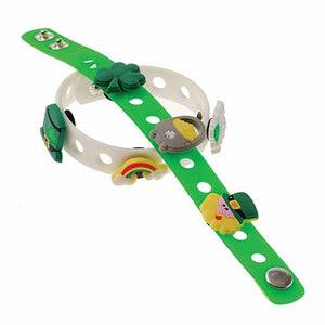 St. Pats Plug Bracelets, 6 pieces