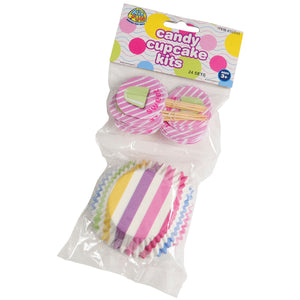 Candy Cupcake Kit - 24-sets Party Supply