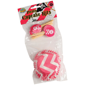 Pirate Cupcake Kit Party Supply - 24 sets