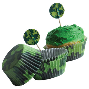 Camo Cupcake Kit - 24-sets