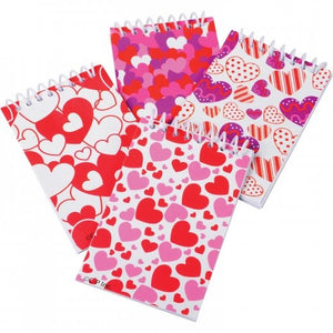 Valentine Notebooks Stationery (Pack of 8)