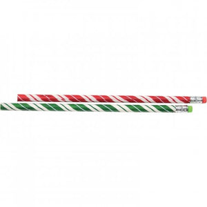 Candy Cane Stripe Pencils Party Favor (1 Dozen)