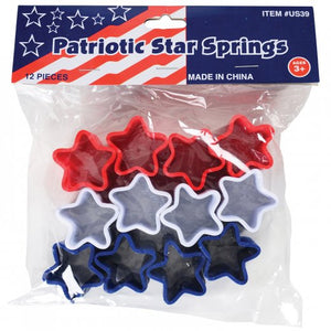 Patriotic Star Springs Toy (1 Dozen)