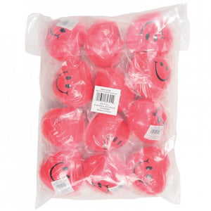 Foam Smile Face Hearts (One Dozen)