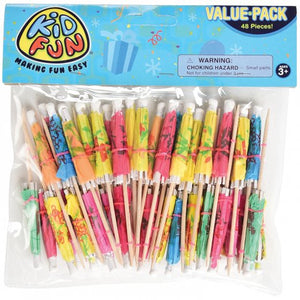 Cocktail Parasols - 48 Pieces Party Favor