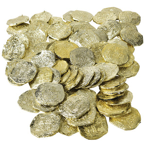 Ancient Pirate Coins Novelty - 72 Pieces