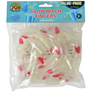 Halloween Glow Witch Fingers Party Favor - 24 Pieces